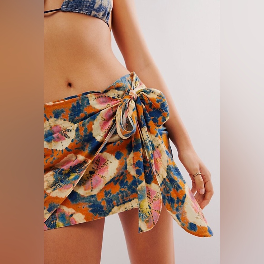 NWOT Free People Sweet As Beach Mini Skirt - Picture 4 of 11